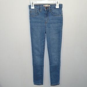 Levi's 720 High Rise Super Skinny Jeans Light Blue Girls Size 7